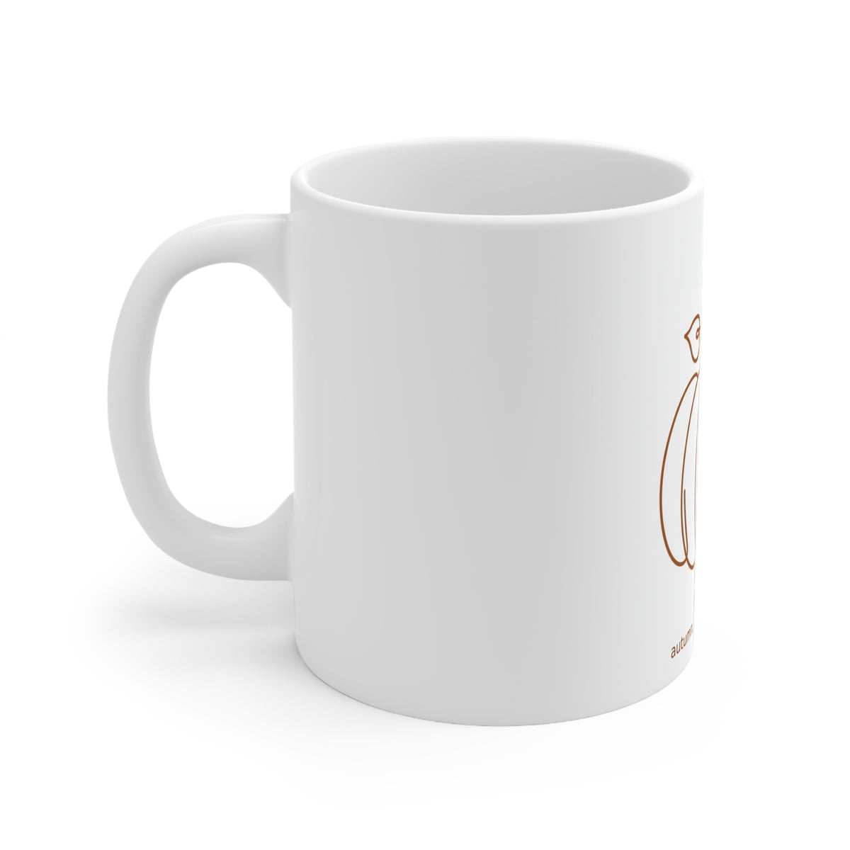 Autumn, But Make It Cozy Ceramic Mug, Pumpkin Fall Coffee Mug, 11 oz