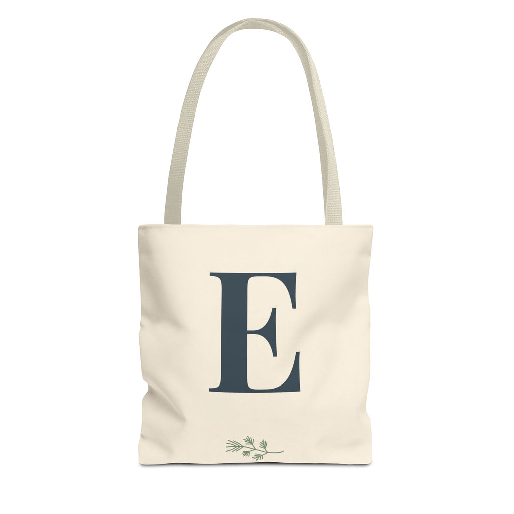 Custom Initial Tote Bag, Personalized Tote with Your Initial, Market and Everyday Carry