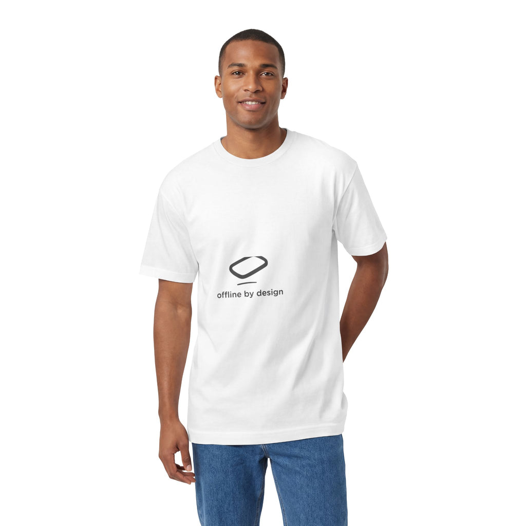 Offline by Design Tee, Quiet Phone Face Down Print, Classic Unisex T-Shirt